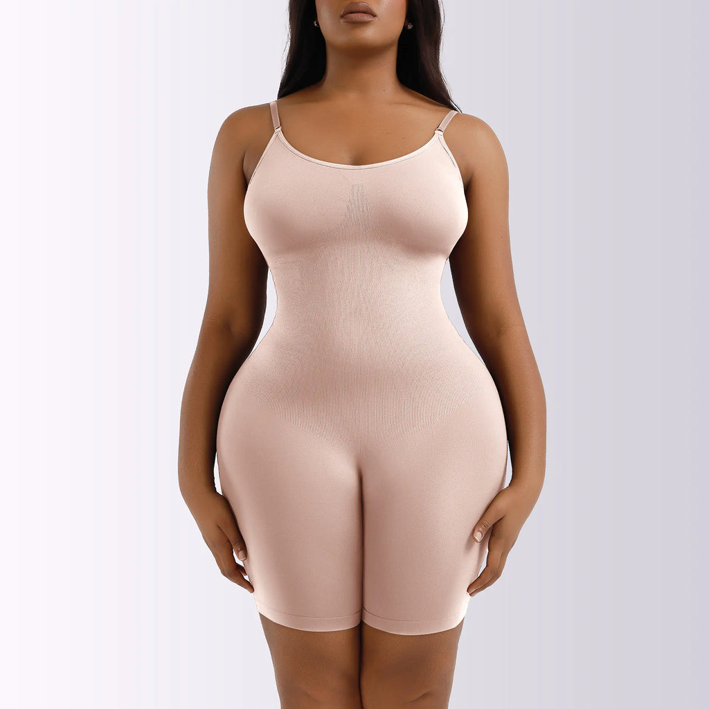 Seamless Shaping Mid-thigh Bodysuit
