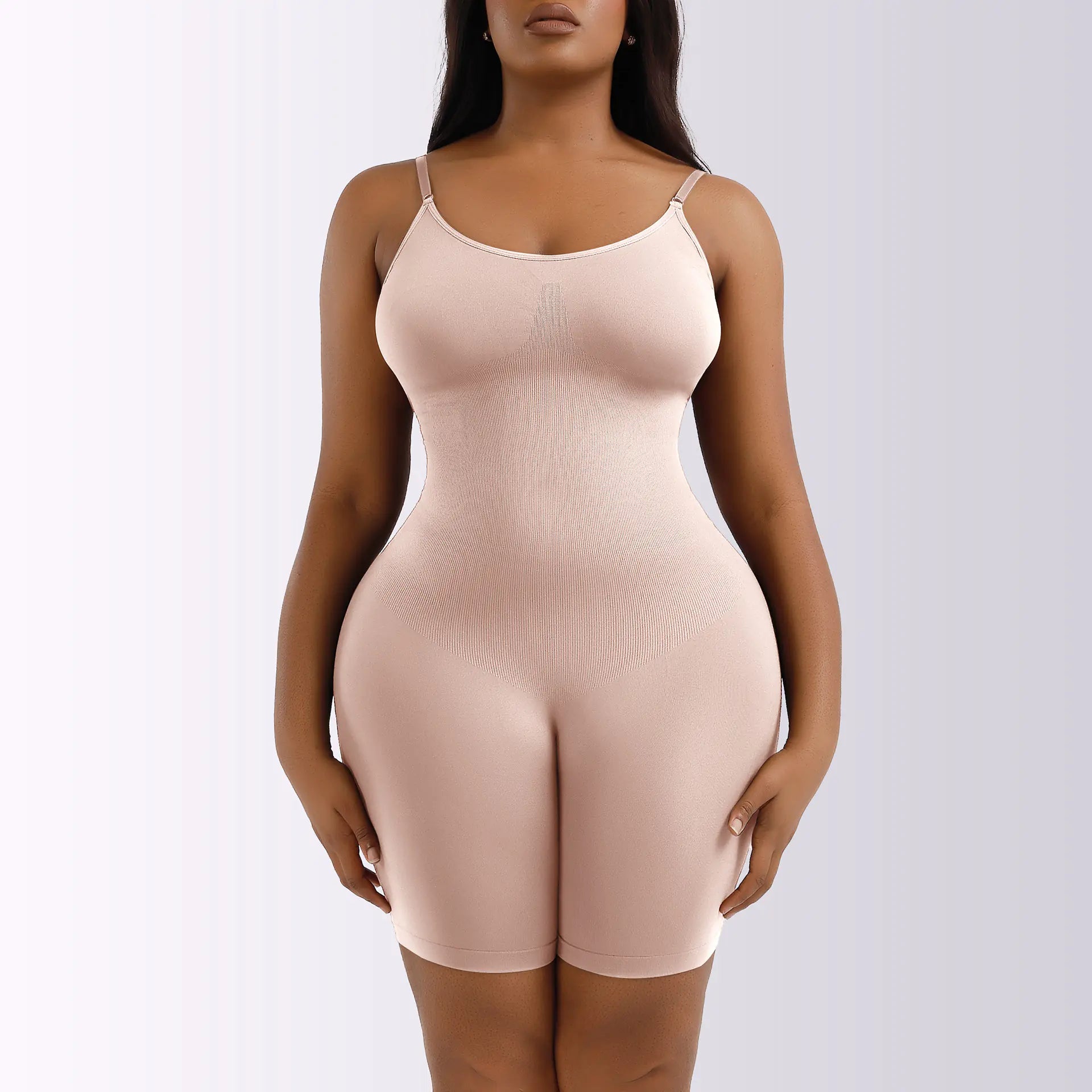 Seamless Shaping Mid-thigh Bodysuit
