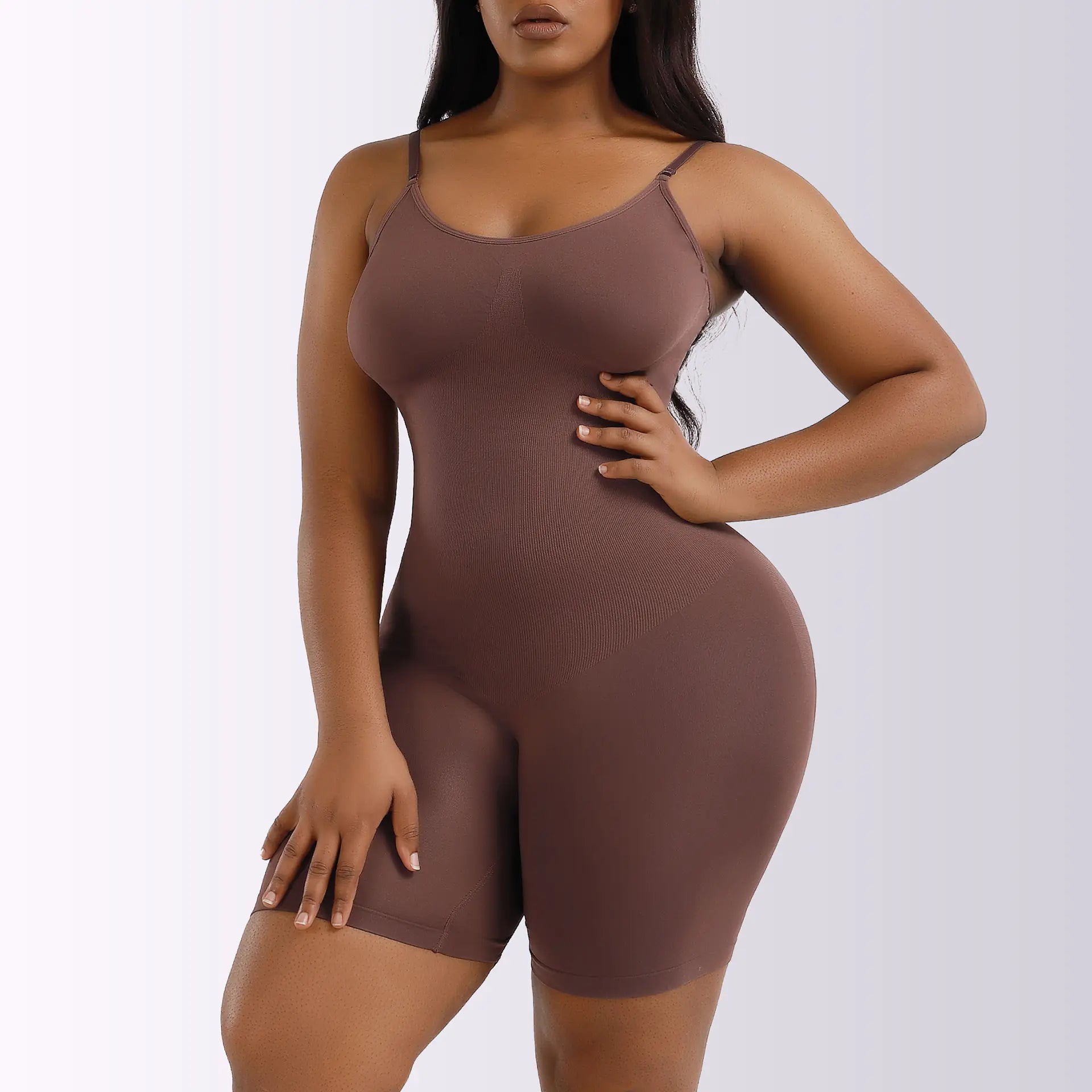 Seamless Shaping Mid-thigh Bodysuit